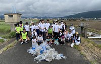 鹿島市ラムサール登録湿地新籠海岸の清掃活動