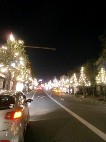 佐賀の街のイルミネーション