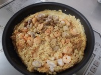 初めて作ったパエリア