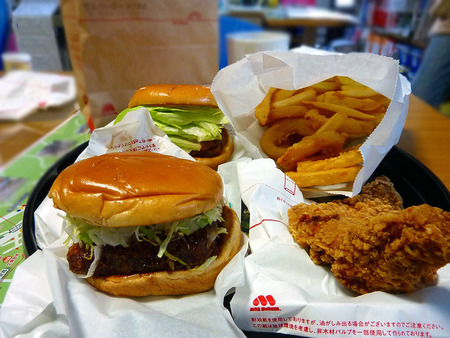 MOS　BURGER　の宅配