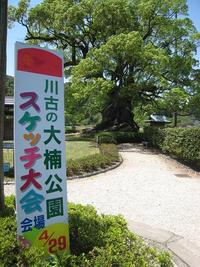 本日開催！『川古の大楠公園スケッチ大会』