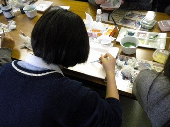 伊万里にて絵付け体験from東北