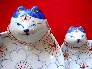 ＊伊万里焼の狗皿（いぬざら）＊