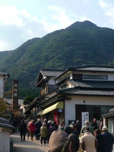 今日の「秘窯の里・大川内山」