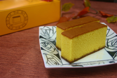 福砂屋のカステラ。