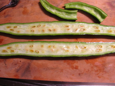 Snake Gourd Prawn Curry