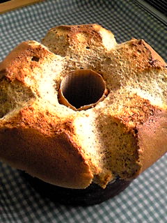 酔っ払いタマゴのシフォンケーキ出来た♪