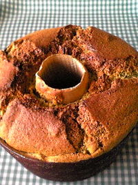 ちょいコゲ抹茶シフォンケーキ♪