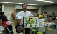 お菓子作り教室で紙芝居を上演！