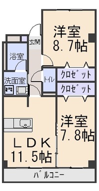 ペット可新築2LDK賃貸マンション＠佐賀市開成３丁目