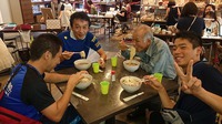 ２時間で「にんにく麺」６０食を完売しました！