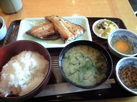 田舎定食（ほっけ）@角天