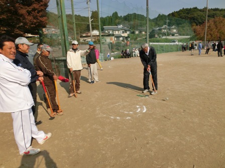 自治公民館対抗ふれあいグランドゴルフ大会！